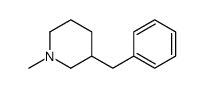 3-benzyl-1-methylpiperidine结构式