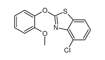 4-chloro-2-(2-methoxyphenoxy)benzothiazole picture