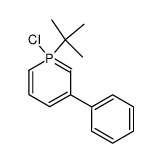 1-tert-Butyl-1-chloro-3-phenyl-λ5-phosphorin结构式