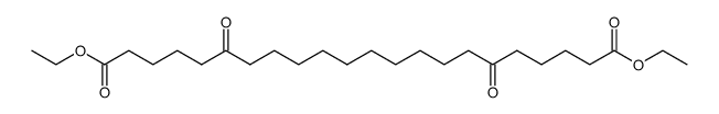 6,17-dioxo-docosanedioic acid diethyl ester结构式
