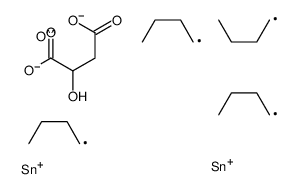 2,2,4,4-tetrabutyl-7-hydroxy-1,3,5,2,4-trioxadistannonane-6,9-dione Structure