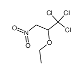 1,1,1-trichloro-2-ethoxy-3-nitro-propane结构式