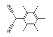 2-(2,3,4,5,6-pentamethylphenyl)malononitrile结构式