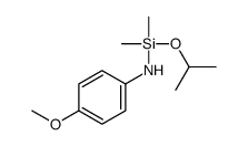 N-[dimethyl(propan-2-yloxy)silyl]-4-methoxyaniline Structure