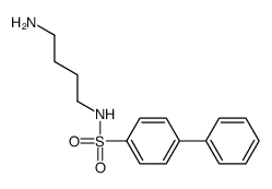 N-(4-aminobutyl)-4-phenylbenzenesulfonamide Structure