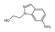 6-氨基-1H-吲唑-1-乙醇结构式