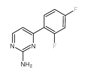 4-(2,4-difluorophenyl)pyrimidin-2-amine Structure