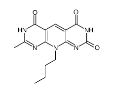 10-butyl-8-methylpyrido[2,3-d:6,5-d']dipyrimidine-2,4,6(3H,7H,10H)-trione Structure