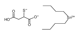 dibutyltin(IV) 3-carboxy-2-sulfidopropanoate Structure