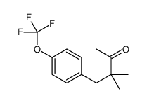 3,3-dimethyl-4-[4-(trifluoromethoxy)phenyl]butan-2-one Structure