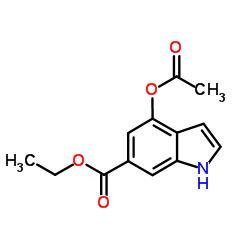 Ethyl 4-acetoxy-1H-indole-6-carboxylate图片