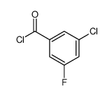 3-Chloro-5-fluorobenzoyl chloride Structure