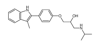 1--3-i-propylaminopropan-2-ol结构式