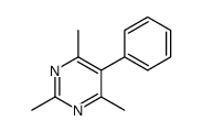 2,4,6-trimethyl-5-phenylpyrimidine Structure