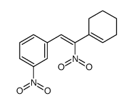 1-[2-(cyclohexen-1-yl)-2-nitroethenyl]-3-nitrobenzene Structure