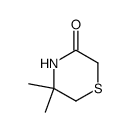 5,5-DIMETHYLTHIOMORPHOLIN-3-ONE structure