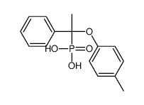 [1-(4-methylphenoxy)-1-phenylethyl]phosphonic acid Structure