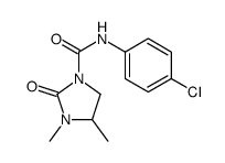 N-(4-chlorophenyl)-3,4-dimethyl-2-oxoimidazolidine-1-carboxamide结构式
