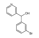 (3-bromophenyl)(3-pyridyl)methanol Structure
