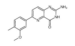 2-amino-6-(3-methoxy-4-methylphenyl)pyrido[3,2-d]pyrimidin-4(3H)-one Structure
