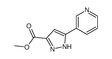 methyl 3-pyridin-3-yl-1H-pyrazole-5-carboxylate结构式