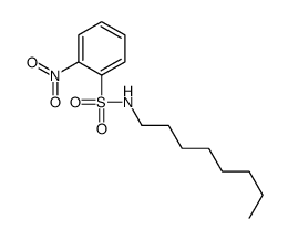 2-nitro-N-octylbenzenesulfonamide Structure