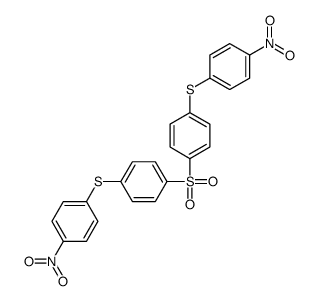 1-nitro-4-[4-[4-(4-nitrophenyl)sulfanylphenyl]sulfonylphenyl]sulfanylbenzene Structure