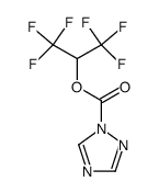 1,1,1,3,3,3-hexafluoropropan-2-yl 1H-1,2,4-triazole-1-carboxylate Structure