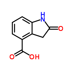 2-Oxo-4-indolinecarboxylic acid Structure