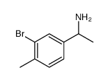 Benzenemethanamine, 3-bromo-α,4-dimethyl Structure