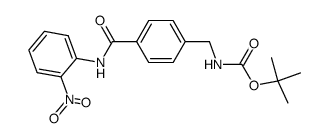 tert-butyl 4-[(2-nitroanilino)carbonyl]benzylcarbamate Structure