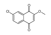 1,4-Naphthalenedione, 7-chloro-2-methoxy结构式