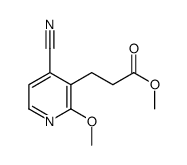 methyl 3-(4-cyano-2-methoxypyridin-3-yl)propanoate Structure