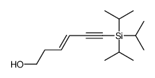 6-tri(propan-2-yl)silylhex-3-en-5-yn-1-ol Structure