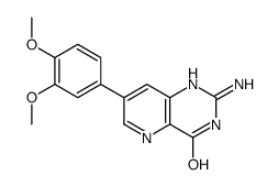 2-amino-7-(3,4-dimethoxyphenyl)-1H-pyrido[3,2-d]pyrimidin-4-one Structure