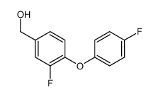 [3-fluoro-4-(4-fluorophenoxy)phenyl]methanol结构式