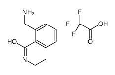 2-(aminomethyl)-N-ethylbenzamide,2,2,2-trifluoroacetic acid Structure
