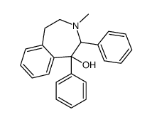 3-methyl-4,5-diphenyl-2,4-dihydro-1H-3-benzazepin-5-ol Structure