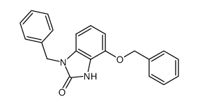 1-benzyl-4-benzyloxy-1,3-dihydro-benzoimidazol-2-one结构式