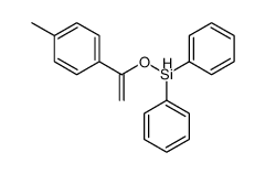 1-(4-methylphenyl)ethenoxy-diphenylsilane Structure