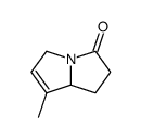 5,6,7,7a-Tetrahydro-1-methylpyrrolizin-5(3H)-one Structure