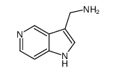 1H-吡咯并[3,2-c]吡啶-3-甲胺结构式