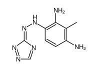 3-methyl-1-N-(1,2,4-triazol-3-ylideneamino)benzene-1,2,4-triamine Structure