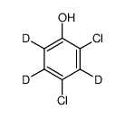 2,4-dichlorophenol (ring-d3) Structure