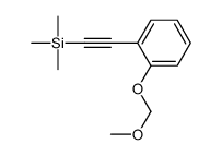 2-[2-(methoxymethoxy)phenyl]ethynyl-trimethylsilane Structure