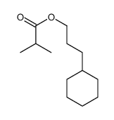 3-cyclohexylpropyl isobutyrate structure