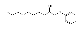 1-(phenylthio)decan-2-ol Structure