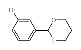 2-(3-bromophenyl)-1,3-oxathiane Structure