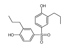 4-(4-hydroxy-3-propylphenyl)sulfonyl-2-propylphenol结构式