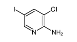 3-氯-5-碘吡啶-2-胺结构式